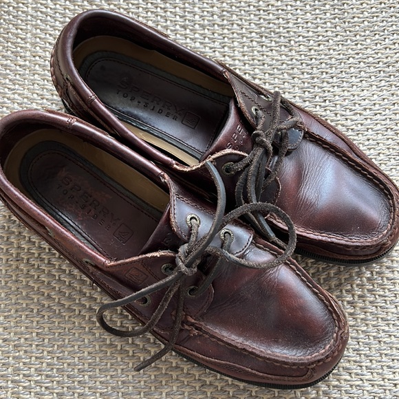 Sperry Shoes Sperry Authentic Original Boat Shoe Amaretto Leather